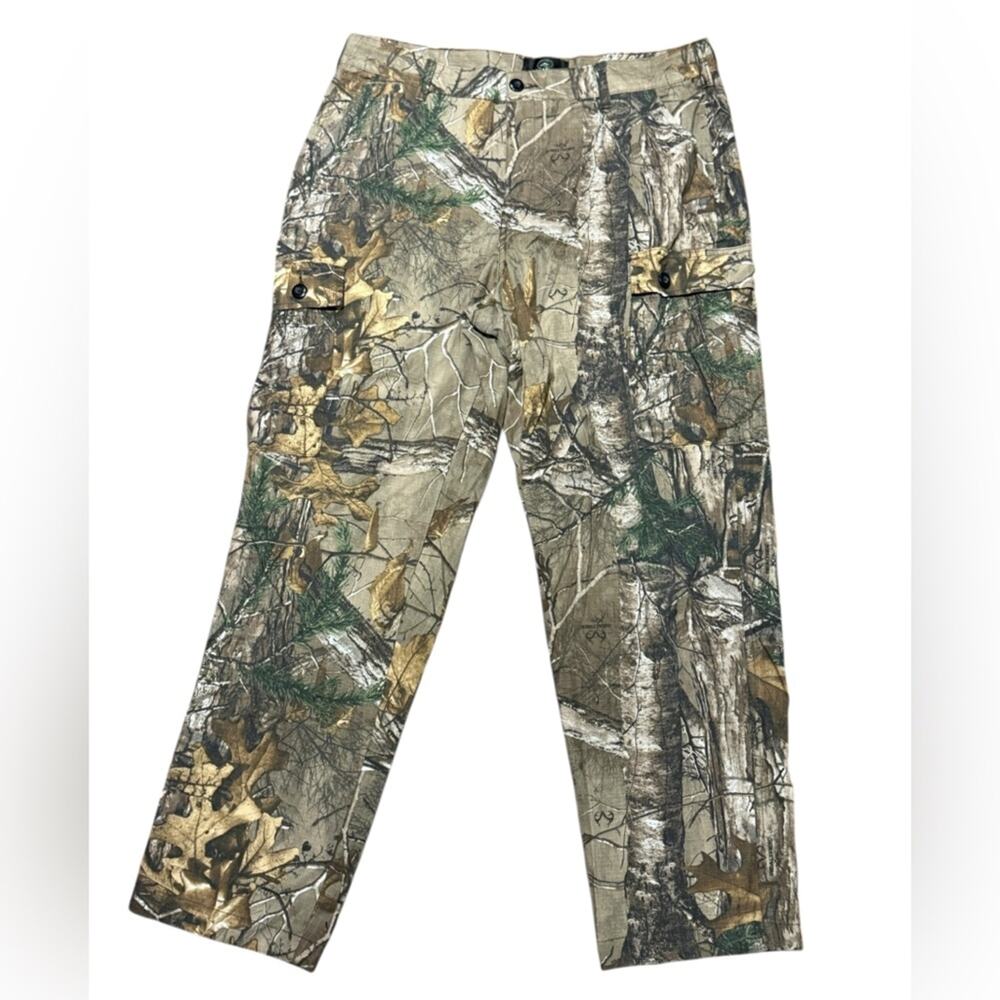 RedHead RealTree Extra Rip Stop Woodland Camouflage Pants Mens Large 38 x 31